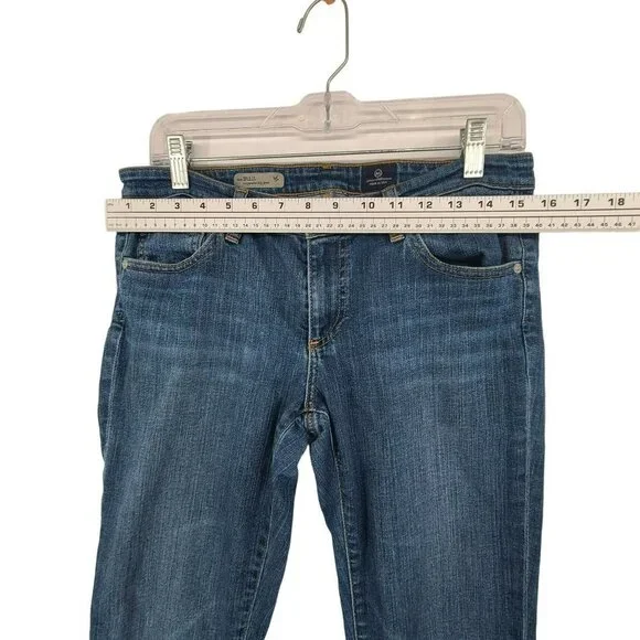 AG Adriano Goldschmeid Women's Stilt Cigarette Leg Jeans Blue Size 30 - Picture 3 of 11